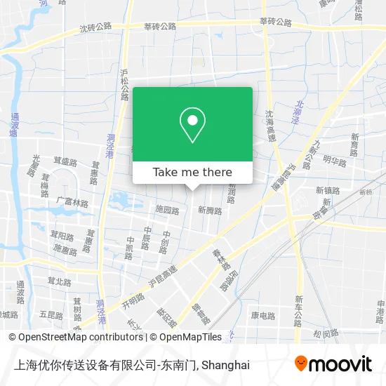 上海优你传送设备有限公司-东南门 map