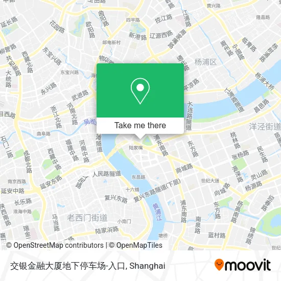 交银金融大厦地下停车场-入口 map
