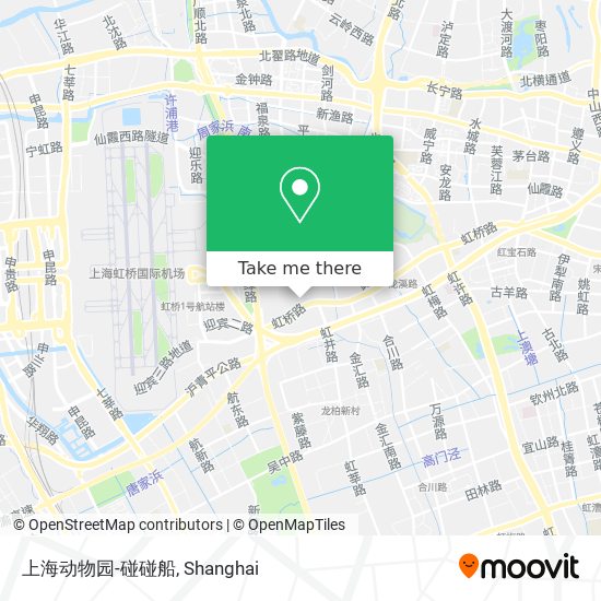 上海动物园-碰碰船 map
