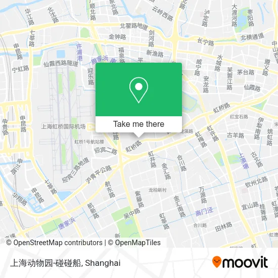 上海动物园-碰碰船 map