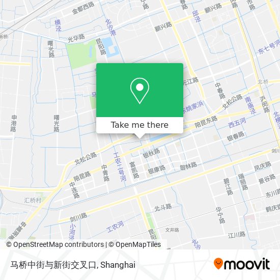马桥中街与新街交叉口 map