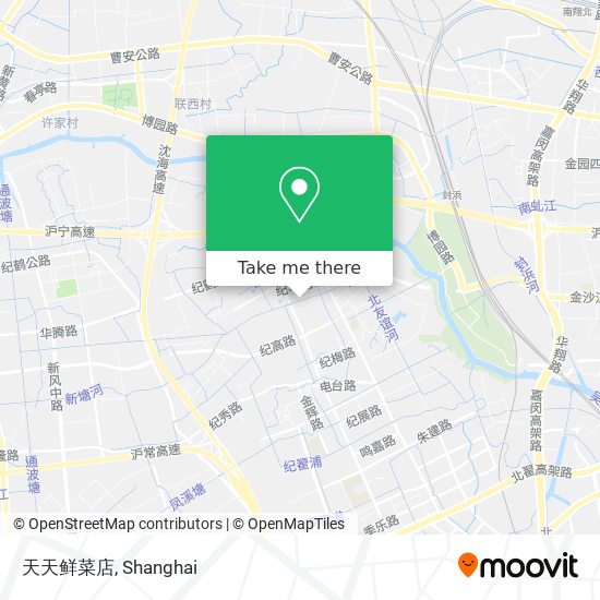 天天鲜菜店 map