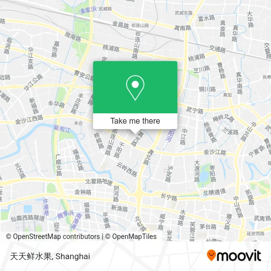天天鲜水果 map