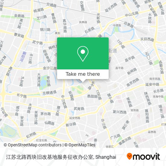 江苏北路西块旧改基地服务征收办公室 map