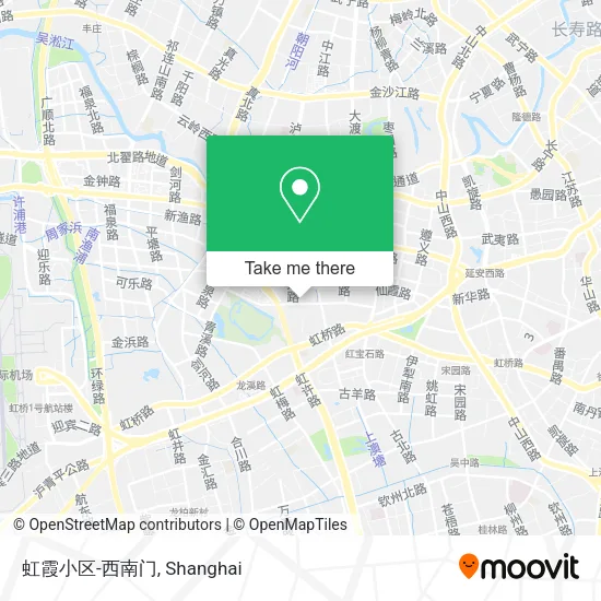 虹霞小区-西南门 map
