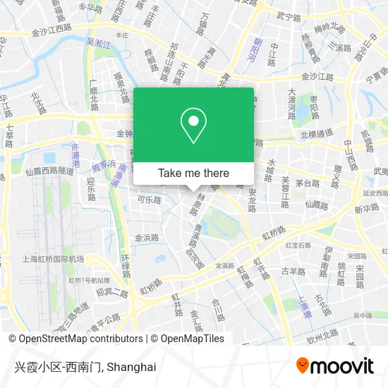 兴霞小区-西南门 map