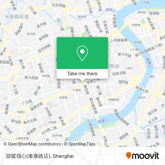甜暖我心(泰康路店) map