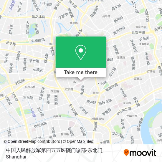 中国人民解放军第四五五医院门诊部-东北门 map