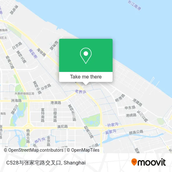 C528与张家宅路交叉口 map