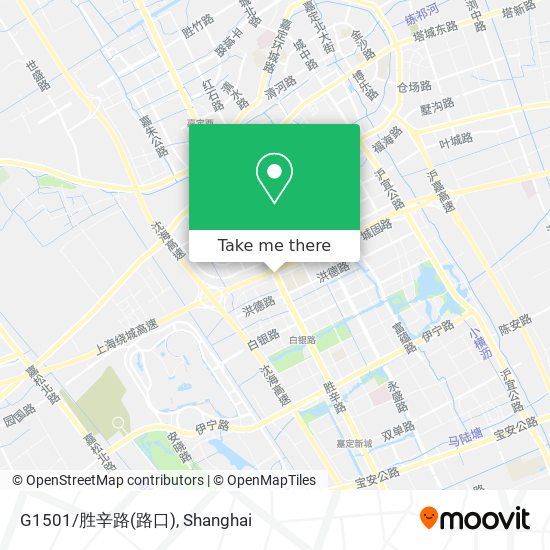 G1501/胜辛路(路口) map