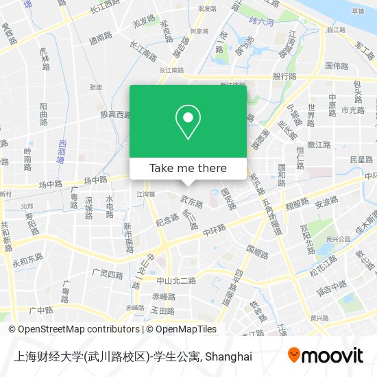 上海财经大学(武川路校区)-学生公寓 map