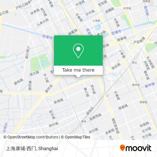 上海康城-西门 map