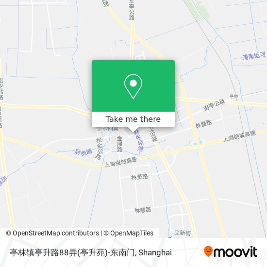 亭林镇亭升路88弄(亭升苑)-东南门 map