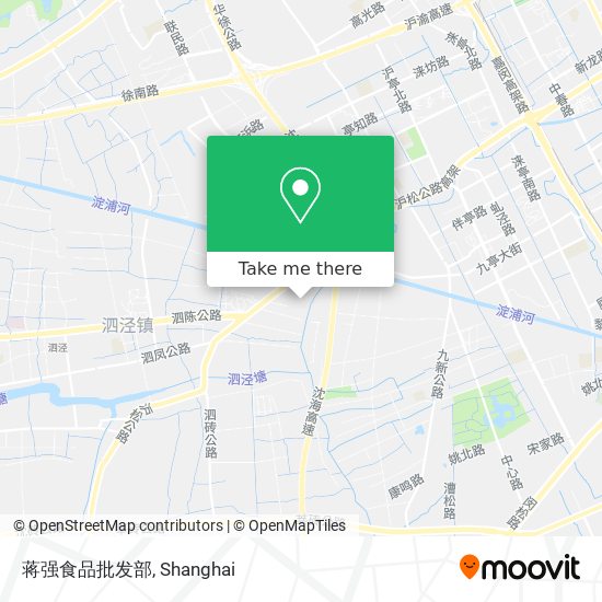 蒋强食品批发部 map