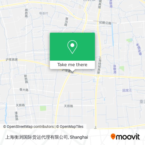 上海衡浏国际货运代理有限公司 map
