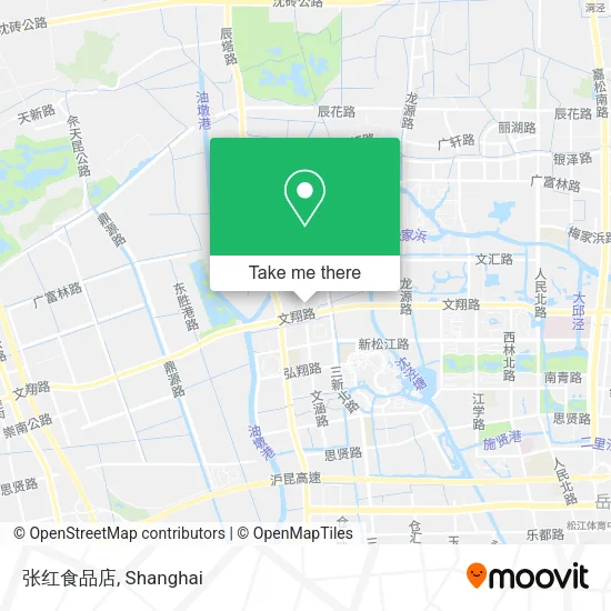 张红食品店 map