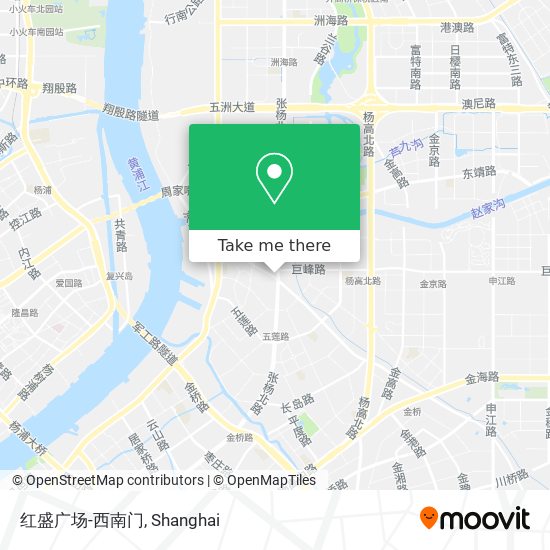 红盛广场-西南门 map