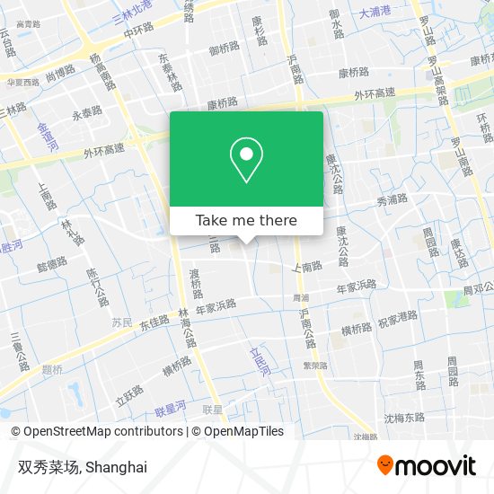 双秀菜场 map