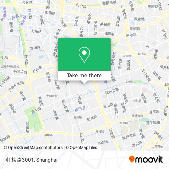 虹梅路3001 map
