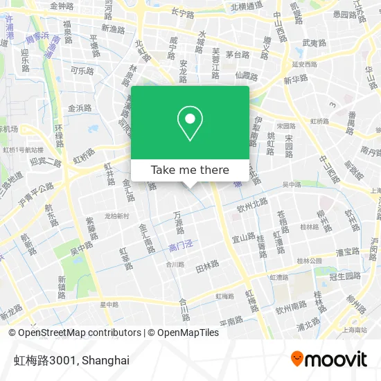 虹梅路3001 map