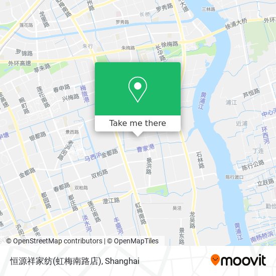 恒源祥家纺(虹梅南路店) map