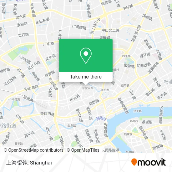 上海馄饨 map