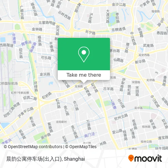 晨韵公寓停车场(出入口) map