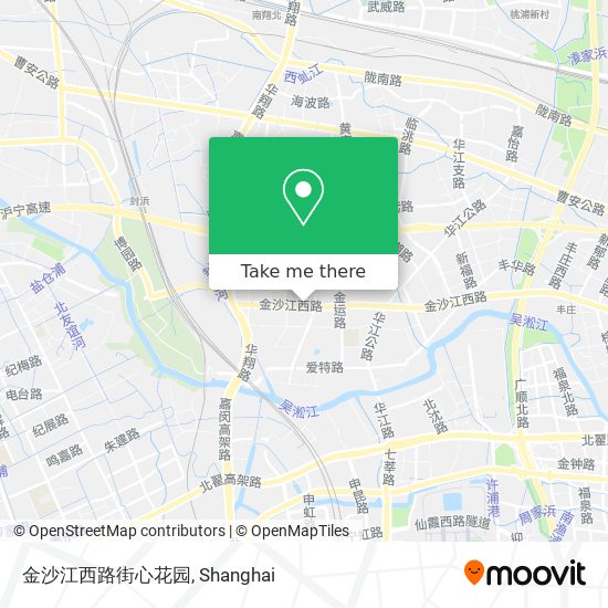 金沙江西路街心花园 map