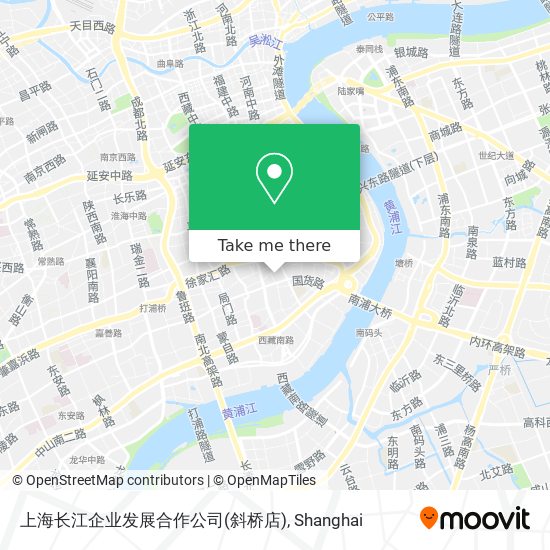 上海长江企业发展合作公司(斜桥店) map