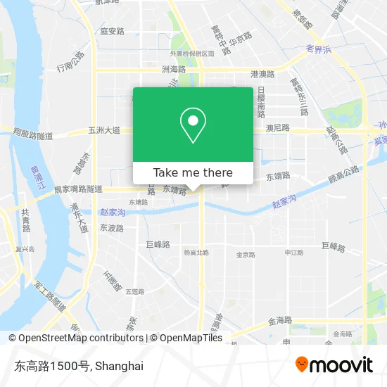 东高路1500号 map