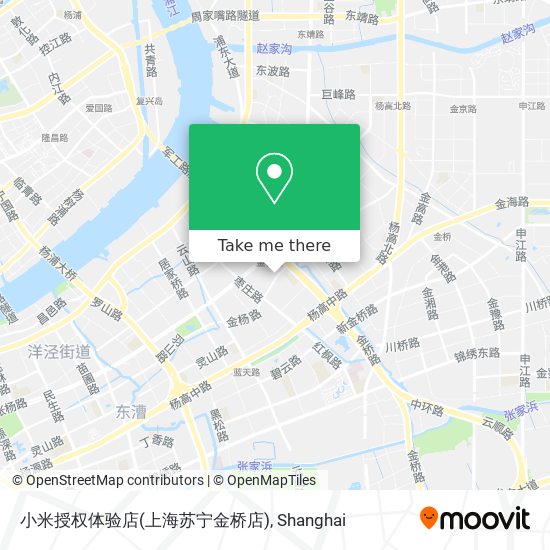 小米授权体验店(上海苏宁金桥店) map
