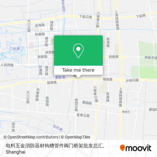 电料五金消防器材钩槽管件阀门桥架批发总汇 map