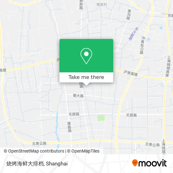 烧烤海鲜大排档 map