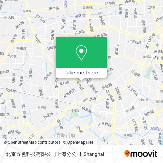 北京五色科技有限公司上海分公司 map