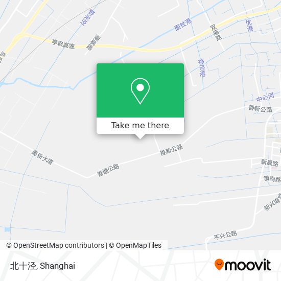 北十泾 map