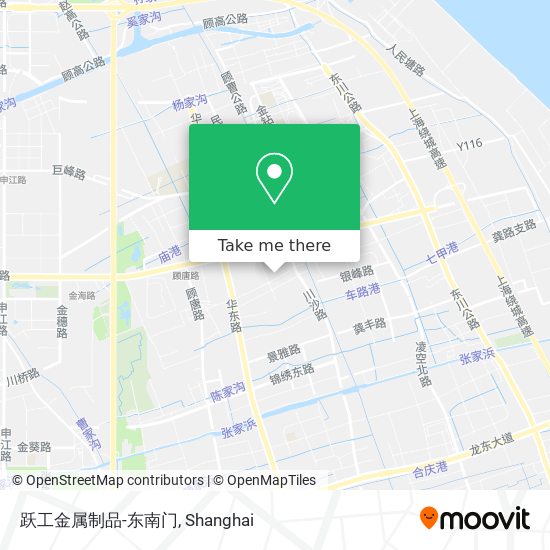 跃工金属制品-东南门 map