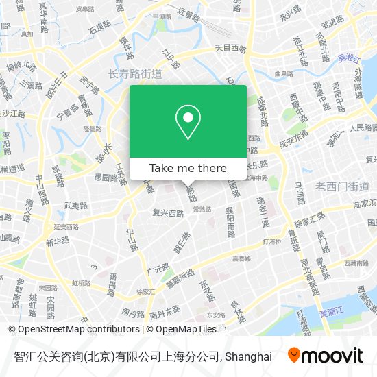 智汇公关咨询(北京)有限公司上海分公司 map