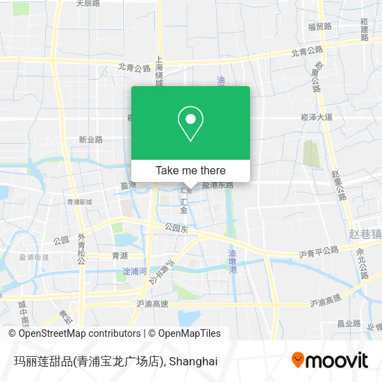 玛丽莲甜品(青浦宝龙广场店) map
