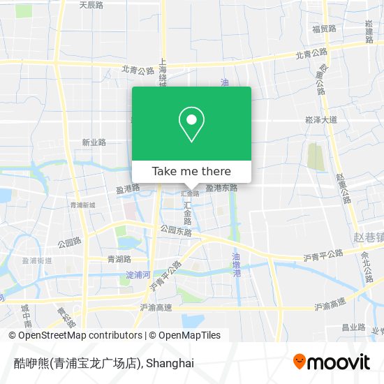酷咿熊(青浦宝龙广场店) map