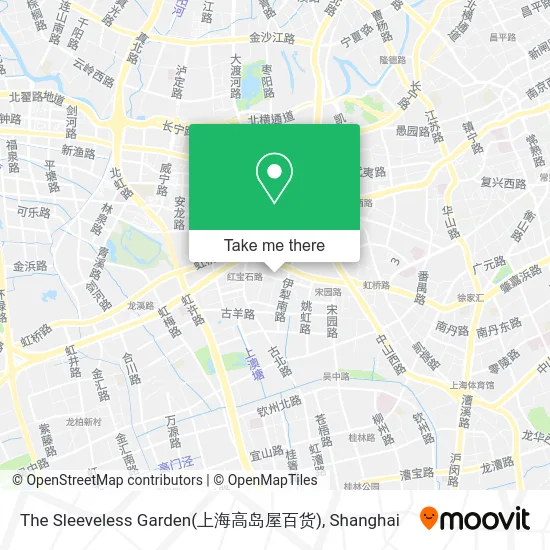 The Sleeveless Garden(上海高岛屋百货) map
