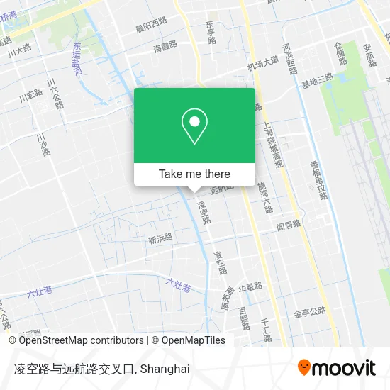 凌空路与远航路交叉口 map
