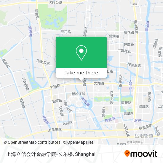 上海立信会计金融学院-长乐楼 map