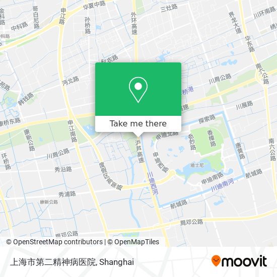 上海市第二精神病医院 map