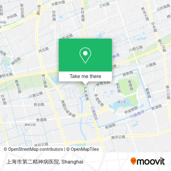 上海市第二精神病医院 map