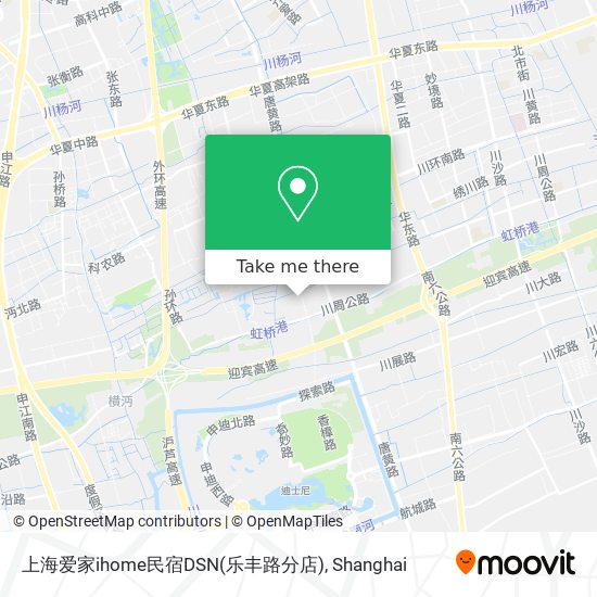上海爱家ihome民宿DSN(乐丰路分店) map