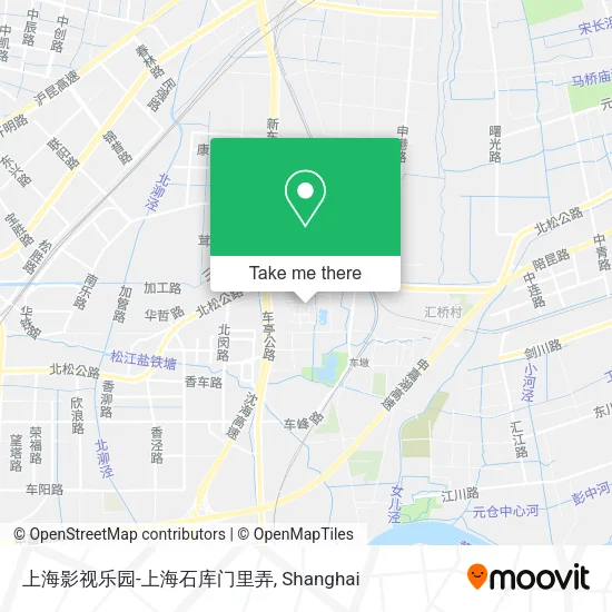 上海影视乐园-上海石库门里弄 map