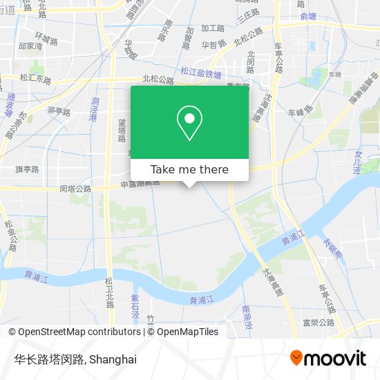 华长路塔闵路 map