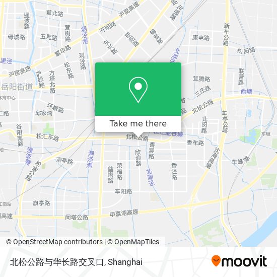 北松公路与华长路交叉口 map