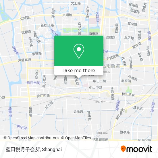 蓝田悦月子会所 map