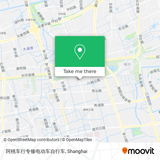 阿桃车行专修电动车自行车 map